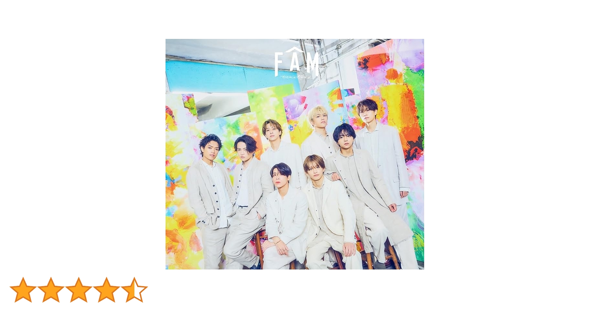 timelesz FAM 4形態 CD＋Blu-ray FAM [初回限定盤B][CD][+Blu-ray] - timelesz - UNIVERSAL MUSIC